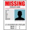 Missing person poster portrait format 2