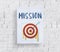 Mission Arrow Target Goals Business Dart Graphic Concept