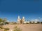 Mission San Xavier del Bac is a historic Spanish Catholic mission located about 10 miles south of Tucson, Arizona