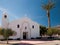 Mission style church in Borrego Springs