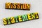 Mission vision values business statement honesty integrity quality