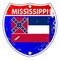 Mississippi Flag Icons As Interstate Sign