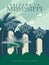 Mississippi sightseeings on a travel poster in vintage design with a retro palette. Hospitality state