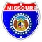 Missouri Flag Icons As Interstate Sign
