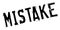 Mistake rubber stamp