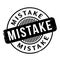 Mistake rubber stamp