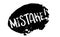 Mistake rubber stamp