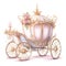 Mistical fairy princess pink chaise, anniversary smash cake backdrop