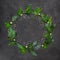 Mistletoe & Cedar Winter Solstice Wreath