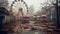 Misty Abandoned Theme Park: Exploring The Eerie Remnants Of A Forgotten Fairground