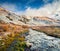 Misty autumn morning on the Patara Enguri river