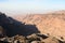 Misty canyon in Dana reserve, Jordan