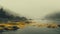Misty Coastline: A Post-apocalyptic Norwegian Nature Scene