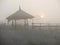Misty dawn in Chitwan. Morning river