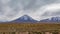 Misty day over Licancabur volcano in Atacama