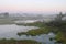 Misty evening in Kakerdaja Bog