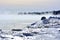 Misty Fog Rising from Great Lakes Water