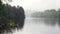 Misty, Foggy, Rainy Morning on the Cowlitz River