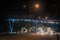 Misty Gateway A Nighttime View of Aji Pangeran Tumenggung Pranoto International Airport Entrance