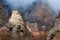 Misty Ghost valley in Crimea mountains