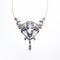 Misty Gothic Silver And Blue Topaz Necklace - Contest Winner