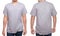 Misty Grey V-Neck shirt design template