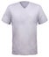 Misty Grey V-Neck shirt design template