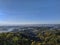 Misty hill scenery during sunrise at Puncak Songgo Langit, Mangunan, Yogyakarta