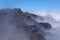 Misty hillside of La Caldera de Taburiente