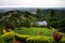 Misty landscape in Buenavista, Quindio