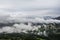 Misty landscape in Tirol, Austria