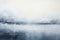 Misty Melancholy: A Serene Journey through a Frozen Fjord