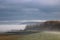 Misty moring view, sea wall, Pilling, Lancashire