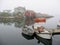 Misty Morning Boats at Peggy\'s Cove