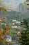 Misty morning in Munnar from the Tea County Hill resort