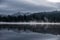 Misty Morning Over a Quiet Laurel Lake in Yosemite