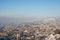 Misty morning in Sarajevo, view from the White Fortress