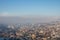 Misty morning in Sarajevo, view from the White Fortress