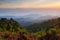 Misty Mountain at morning, chiangmai,Thailand