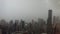 Misty new York skyline