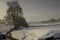 Misty Snowy Winter in Lothersdale, Yorkshire Dales, England