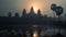 Misty Sunrise At Angkor Wat: A Dark And Enchanting Dnd Adventure