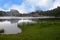 Misty Sylvan Lake in Custer State Park South Dakota USA