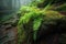 Misty Trail Fern: A Lush Green Beauty in a Rocky Crevice