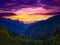 Misty valley and mountains, Great Smoky Mountains National Park, North Carolina