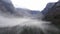 Misty valley in Norway