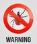 Mite warning sign