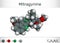 Mitragynine molecule. It is the herbal alkaloid with opiate-like properties produced by plant Mitragyna speciosa Korth, kratom.