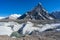 Mitre mountain peak at Concordia camp, K2 trek, Pakistan