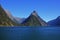 Mitre Peak, famous mountain in the Milford Sound